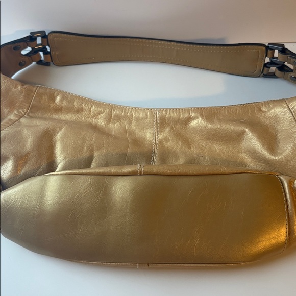 Giani Bernini Gold Hobo Shoulder Bag - Picture 6 of 8